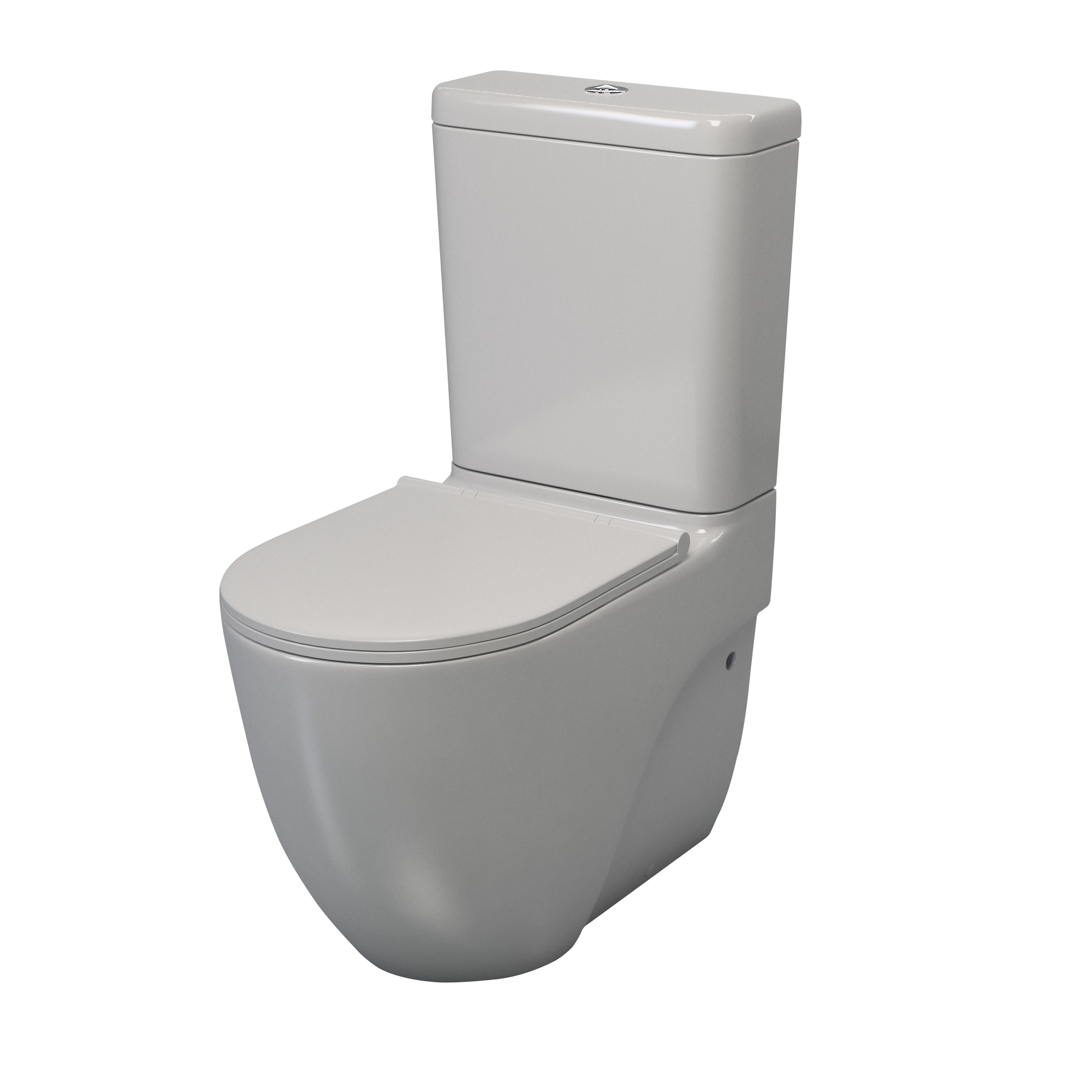 Matrix Round Rimless Close Couple HO with side feature